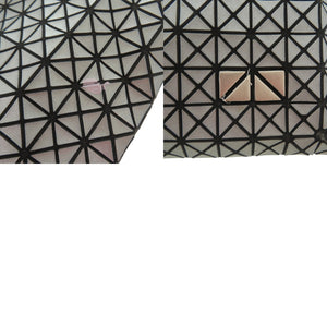 美品 イッセイミヤケ BAOBAO バオバオ CRISPY クリスピー BB92 AG601 コットン マットグレー 灰 トートバッグ 1752【中古】ISSEY MIYAKE