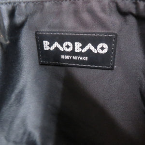 美品 イッセイミヤケ BAOBAO バオバオ CRISPY クリスピー BB92 AG601 コットン マットグレー 灰 トートバッグ 1752【中古】ISSEY MIYAKE