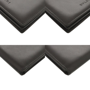 ブルガリ レザー ブラック カードケース 名刺入れ 黒 1789【中古】BVLGARI