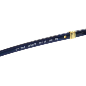 新品同様 トリーバーチ TY7109 ブルー 青 プラスチック サングラス 1790【中古】Tory Burch