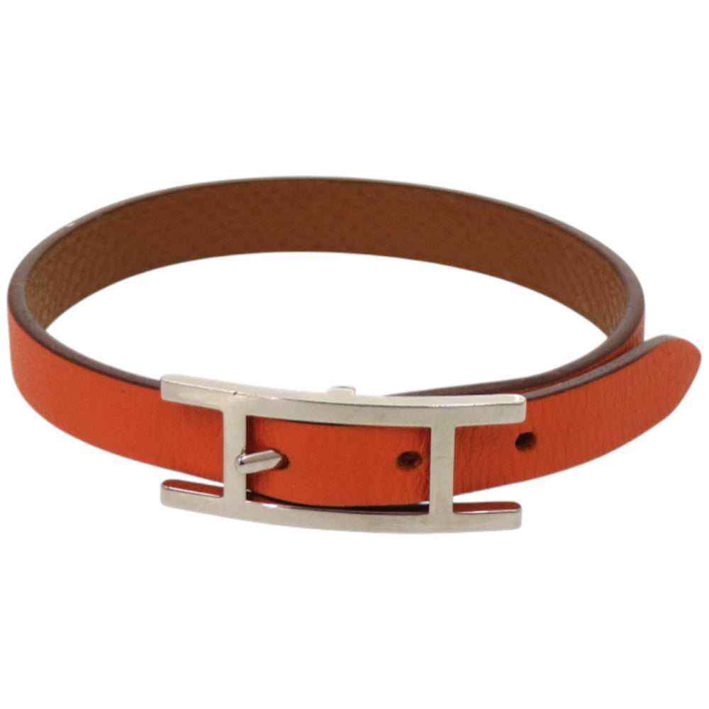 美品 エルメス ビーアピ ドゥブルトゥール スイフト メタル オレンジ ブレスレット 1791【中古】HERMES
