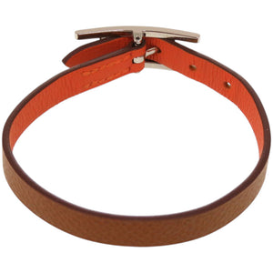 美品 エルメス ビーアピ ドゥブルトゥール スイフト メタル オレンジ ブレスレット 1791【中古】HERMES