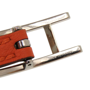 美品 エルメス ビーアピ ドゥブルトゥール スイフト メタル オレンジ ブレスレット 1791【中古】HERMES
