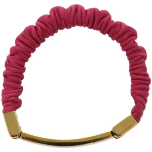 美品 ミュウミュウ ロゴ ナッパレザー ピンク ブレスレット 1792【中古】MIUMIU