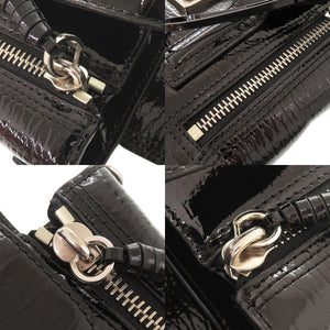 美品 スリーワンフィリップリム PASHLI パシュリ パテントレザー ブラック 2WAY ハンドバッグ ショルダーバッグ 黒 1798【中古】3.1 phillip lim