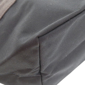 美品 エルベ シャプリエ レザー キャンバス ノワール 黒 ハンドバッグ 1824【中古】Herve Chapelier
