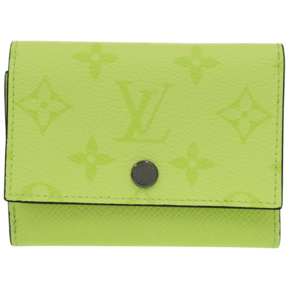 新品同様 ルイ ヴィトン モノグラム ヴィクターウォレット タイガラマ M14129 タイガ 蛍光イエロー LV 黄 三つ折り財布 1829【中古】LOUIS VUITTON
