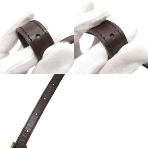 美品 ルイ ヴィトン ミュゼットタンゴ ダミエ N51255 ブラウン ショルダーバッグ LV 1848【中古】LOUIS VUITTON