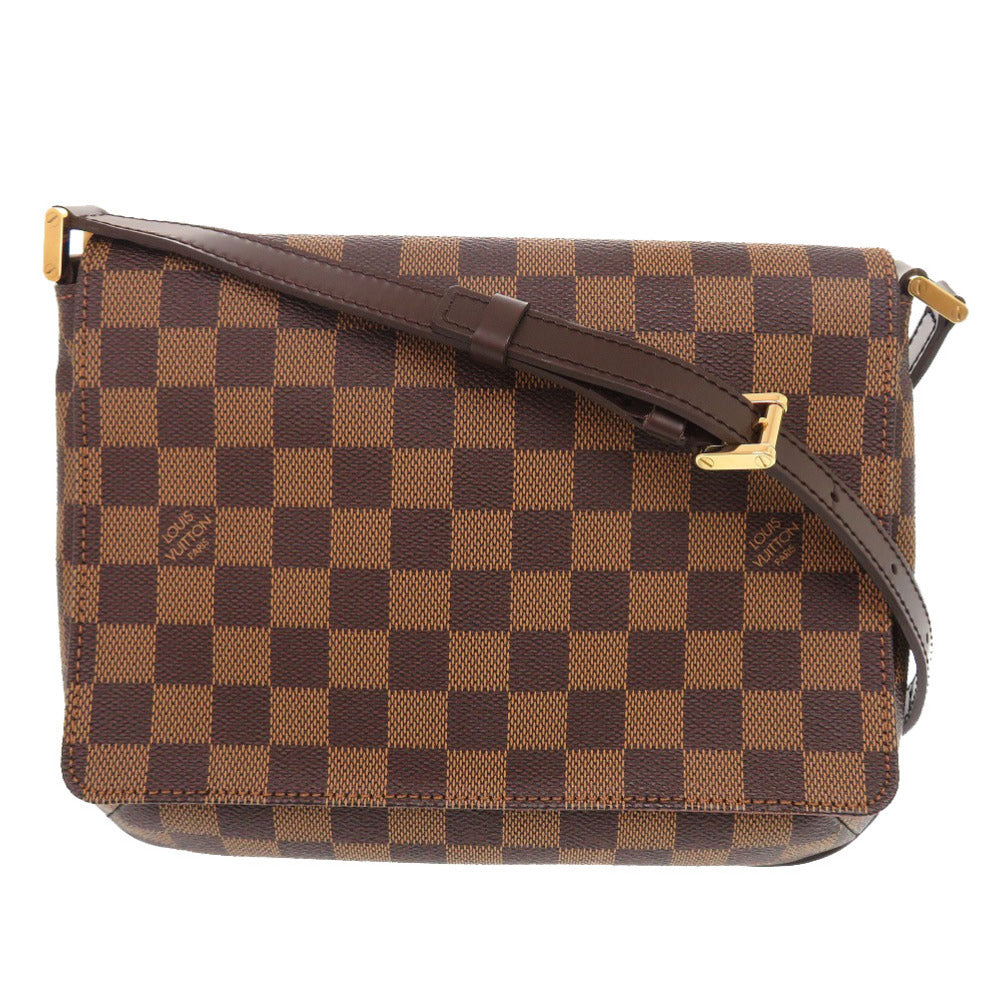 美品 ルイ ヴィトン ミュゼットタンゴ ダミエ N51255 ブラウン ショルダーバッグ LV 1848【中古】LOUIS VUITTON