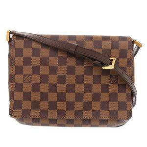 美品 ルイ ヴィトン ミュゼットタンゴ ダミエ N51255 ブラウン ショルダーバッグ LV 1848【中古】LOUIS VUITTON
