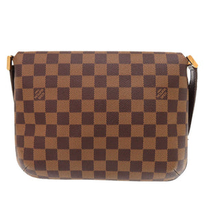 美品 ルイ ヴィトン ミュゼットタンゴ ダミエ N51255 ブラウン ショルダーバッグ LV 1848【中古】LOUIS VUITTON