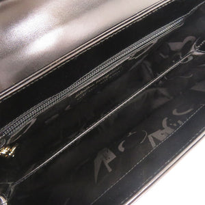 美品 サルヴァトーレフェラガモ ガンチーニ レザー ブラック 2WAY ハンドバッグ ショルダーバッグ 黒 0003【中古】Salvatore Ferragamo