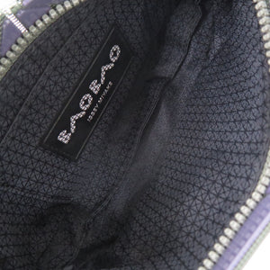 新品同様 イッセイミヤケ バオバオ パープル ハンドバッグ 紫 0004【中古】ISSEY MIYAKE