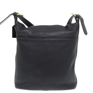 コーチ オールドコーチ 4115 レザー ブラック ショルダーバッグ 黒 0017【中古】COACH