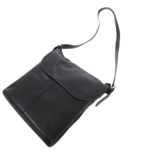 コーチ オールドコーチ 4115 レザー ブラック ショルダーバッグ 黒 0017【中古】COACH