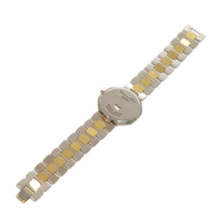 クリスチャンディオール ギャランティ付 オクタゴン 45.204 SS シルバー ゴールド クオーツ 腕時計 0029【中古】Christian Dior