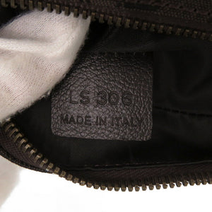 美品 ダンヒル D-EIGHT D8 ディーエイト LS306 ゴールド金具 ナイロンキャンバス レザー ダークブラウン ショルダーバッグ 0048【中古】Dunhill メンズ