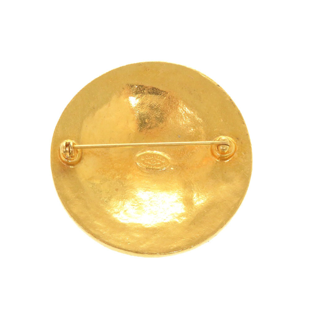 美品 シャネル ヴィンテージ ココマーク メタル ゴールド ブローチ 0068【中古】CHANEL