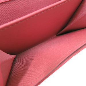 美品 シャネル マトラッセ フラップコインケース レザー ピンク 0073【中古】CHANEL レディース