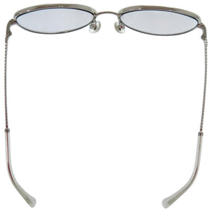 新品同様 シャネル 2182 S プラスチック メタル ブルー 銀 サングラス 0083【中古】CHANEL