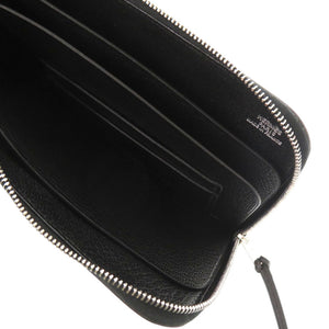 美品 エルメス L字ファスナー財布 リミックスカードケース ボックスカーフ パラジウム合金 ブラック □G刻印 黒 カードケース 0090【中古】HERMES