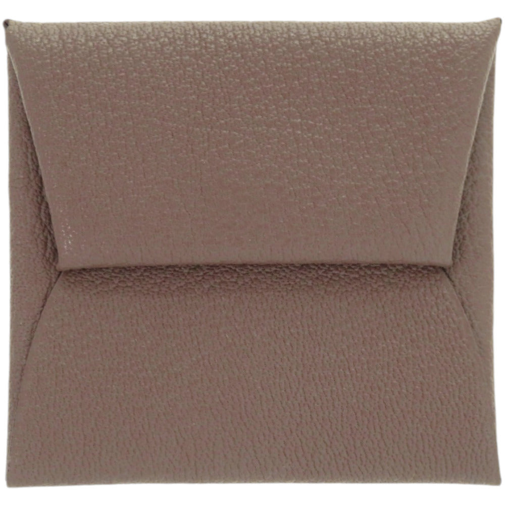 美品 エルメス バスティア シェーブル エトゥープ □R刻印 茶 コインケース 0092【中古】HERMES