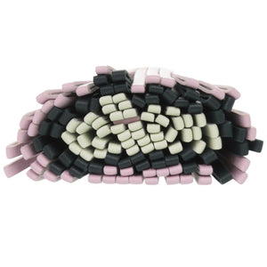 新品同様 エルメス バッグチャーム フリンジ カルメン アニョーミロ モーヴペール/ヴェールシプレス/ヴェールフィズ U刻印(2022年製) キーホルダー 0103【中古】HERMES