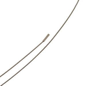 美品 エルメス カージュドアッシュ Hキューブ メタル オレンジ ネックレス 0114【中古】HERMES