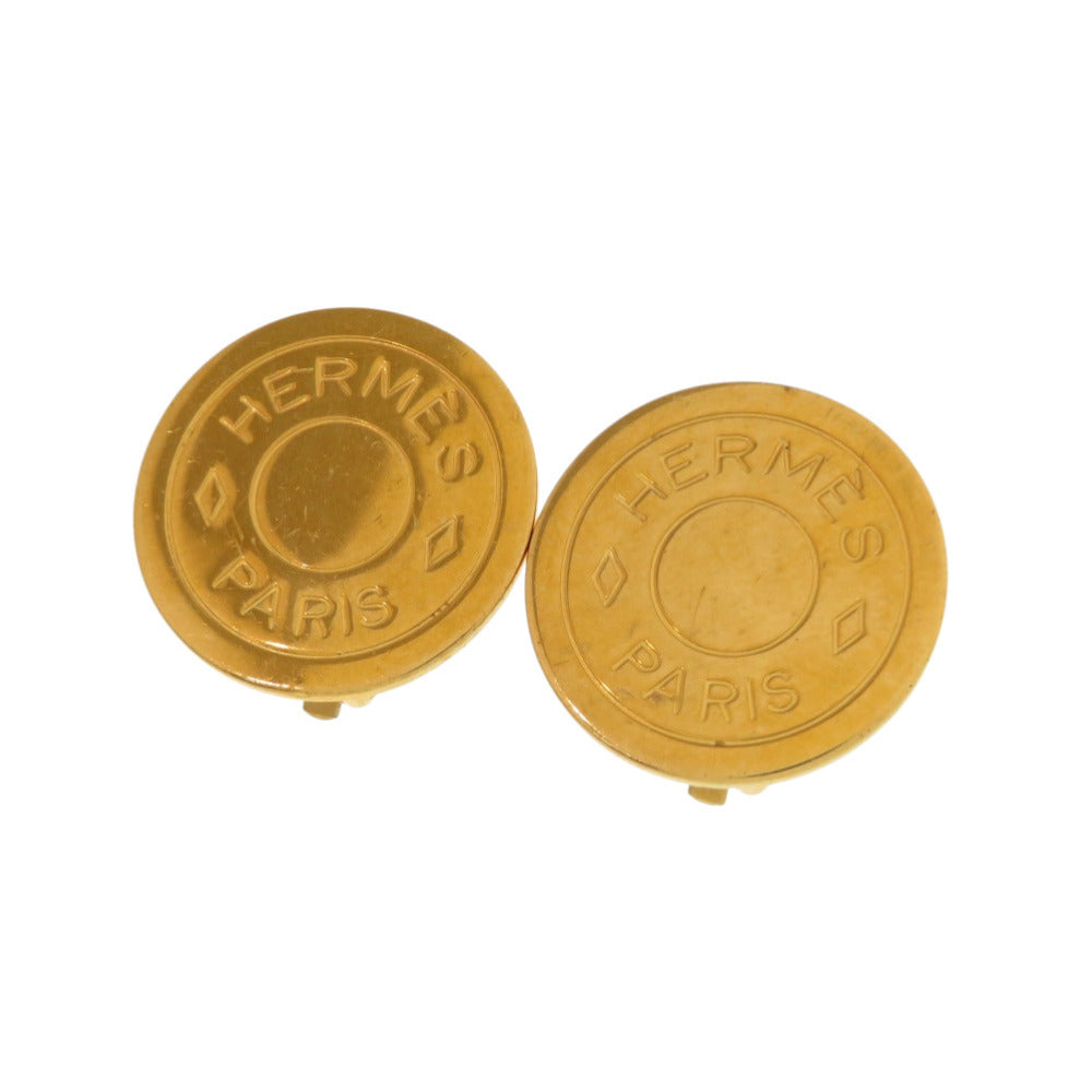 美品 エルメス セリエ ゴールド イヤリング アクセサリー 0123 【中古】 HERMES