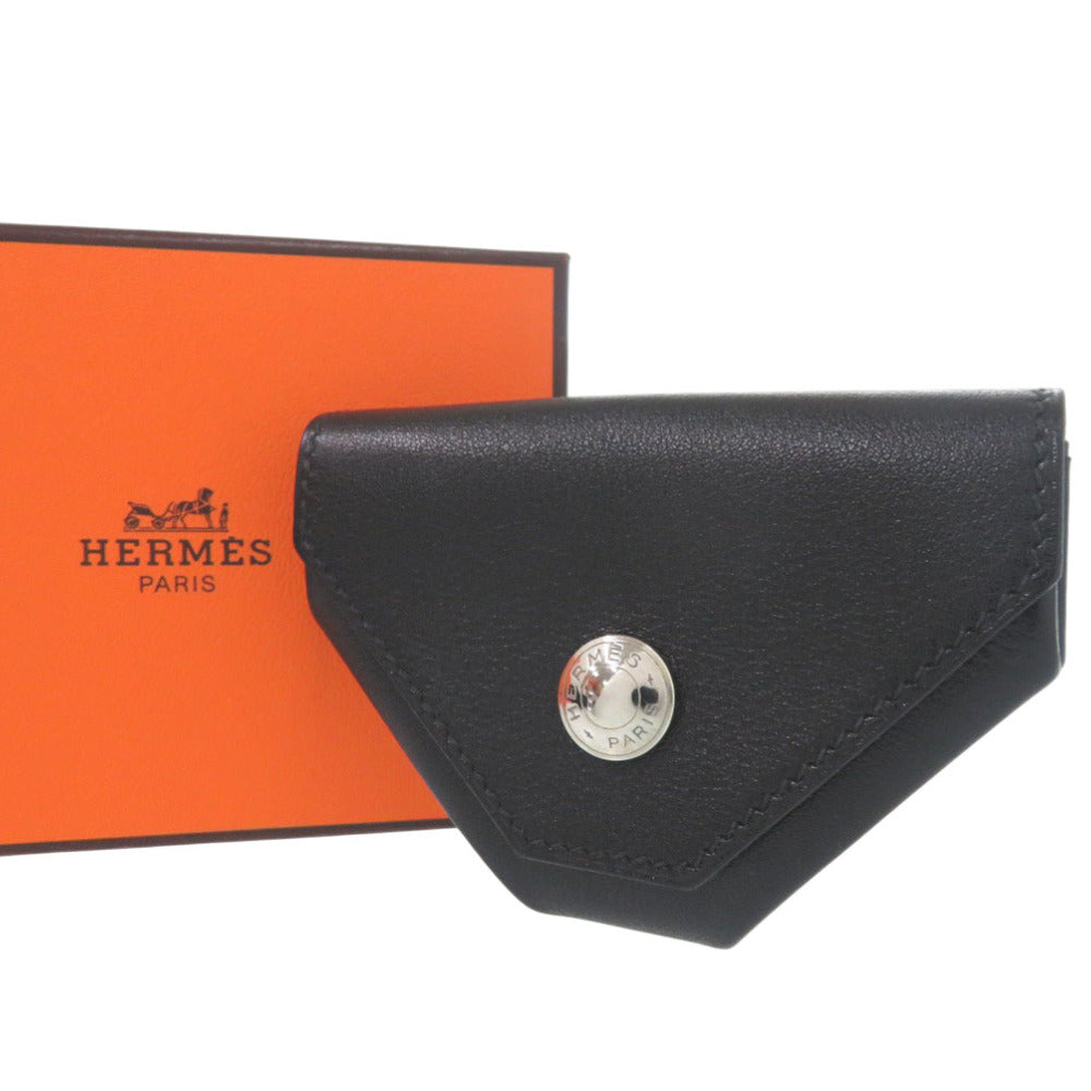 新品同様 エルメス Le 24 Coin Case ル ヴァンキャトル コインケース ヴォーガリバー ブラック C刻印 0127【中古】HERMES