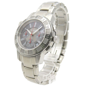 ティファニー マーク T-57 クロノグラフ 裏スケ 自動巻き 腕時計 ステンレススチール グレー オートマチック 0201【中古】TIFFANY&Co. メンズ