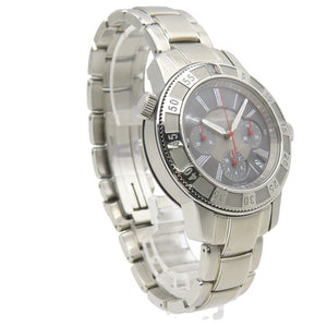 ティファニー マーク T-57 クロノグラフ 裏スケ 自動巻き 腕時計 ステンレススチール グレー オートマチック 0201【中古】TIFFANY&Co. メンズ