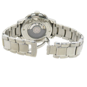 ティファニー マーク T-57 クロノグラフ 裏スケ 自動巻き 腕時計 ステンレススチール グレー オートマチック 0201【中古】TIFFANY&Co. メンズ