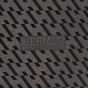 未使用品 エルメス シプレ サイズ41 カーフ シェーブル ブラック サンダル 黒 0214【中古】HERMES メンズ