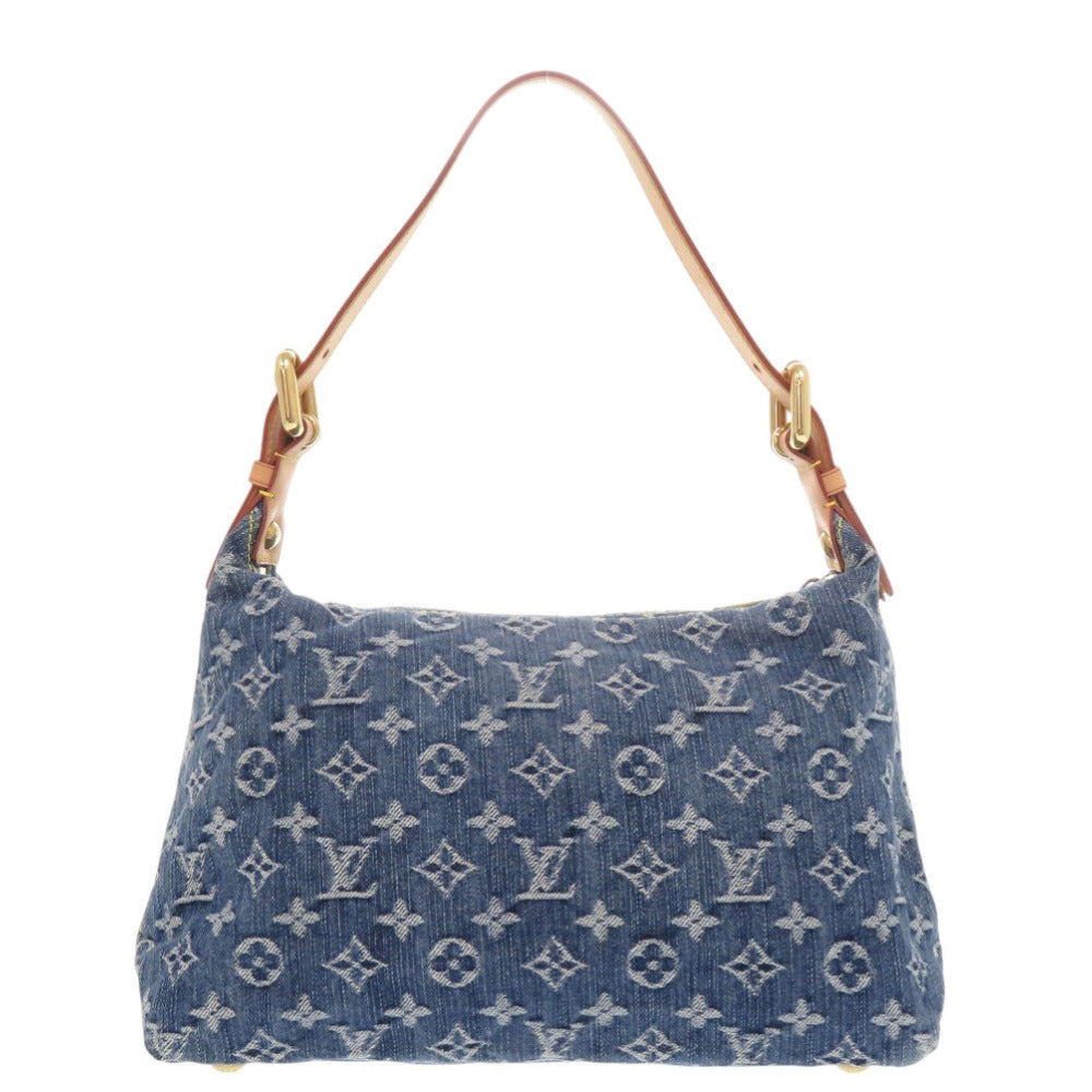 新品同様 ルイ ヴィトン バギーPM モノグラムデニム M95049 ブルー ワンショルダーバッグ ハンドバッグ LV 0219【中古】LOUIS VUITTON