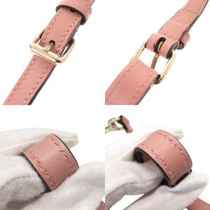 グッチ マイクログッチシマ 449655 レザー ピンク 2WAY ハンドバッグ トートバッグ ショルダーバッグ 0233【中古】GUCCI
