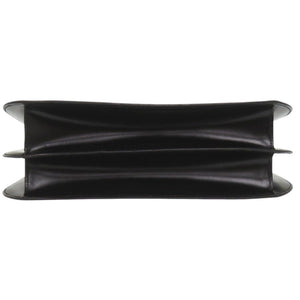 美品 セリーヌ レザー ブラック ショルダーバッグ 黒 0247【中古】CELINE