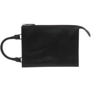 美品 ジルサンダー トゥーティ― TOOTIE カーフ ブラック 黒 クラッチバッグ 0272【中古】JIL SANDER