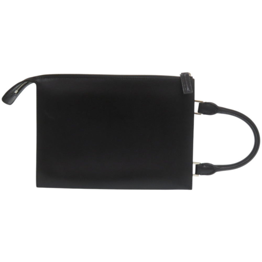 美品 ジルサンダー トゥーティ― TOOTIE カーフ ブラック 黒 クラッチバッグ 0272【中古】JIL SANDER