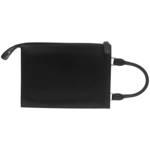 美品 ジルサンダー トゥーティ― TOOTIE カーフ ブラック 黒 クラッチバッグ 0272【中古】JIL SANDER