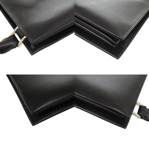 美品 ジルサンダー トゥーティ― TOOTIE カーフ ブラック 黒 クラッチバッグ 0272【中古】JIL SANDER