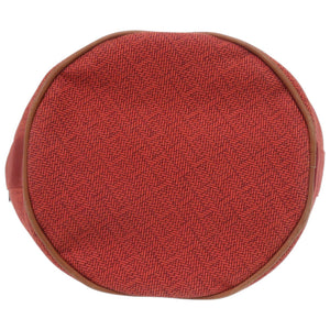 美品 エルメス サクソーMM トワルアッシュ オレンジ ハンドバッグ 0294【中古】HERMES