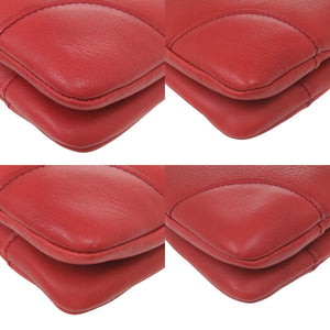 美品 グッチ 108964 レザー レッド トートバッグ 赤 0299【中古】GUCCI