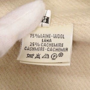 エルメス マルジェラ期 ウール/カシミヤ ベージュ コート 0322【中古】HERMES