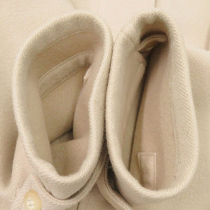 エルメス マルジェラ期 ウール/カシミヤ ベージュ コート 0322【中古】HERMES