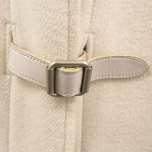 エルメス マルジェラ期 ウール/カシミヤ ベージュ コート 0322【中古】HERMES