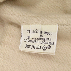 エルメス マルジェラ期 ウール/カシミヤ ベージュ コート 0322【中古】HERMES