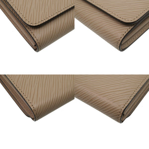 美品 ルイ ヴィトン ポルトフォイユ ツイスト エピ M67510 エピレザー ベージュ 二つ折り財布 LV 0324【中古】LOUIS VUITTON