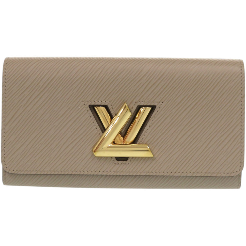 美品 ルイ ヴィトン ポルトフォイユ ツイスト エピ M67510 エピレザー ベージュ 二つ折り財布 LV 0324【中古】LOUIS VUITTON