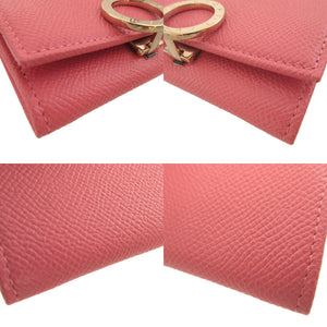 新品同様 ブルガリ ブルガリブルガリ レザー ピンク コインケース 財布 0332【中古】BVLGARI